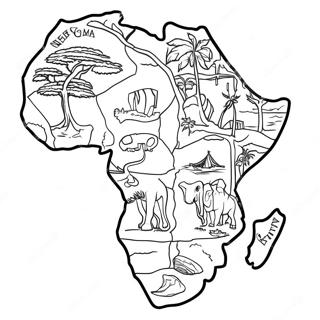 Africa Coloring Page 5543-4428