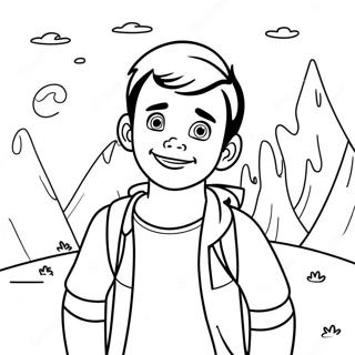 Adventurous Liam Coloring Page 55442-46121