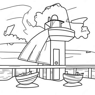 Colorful New Jersey Shore Coloring Page 55462-46137