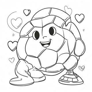 I Love Soccer Coloring Page 55481-46144