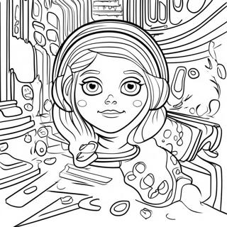 Glitch Coloring Page 55511-46167