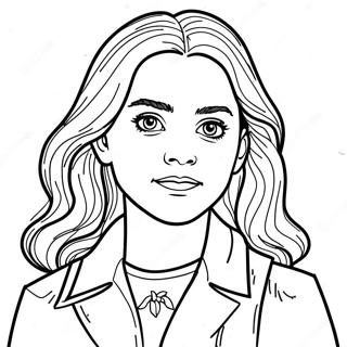 Hermione Granger Coloring Page 55521-46177