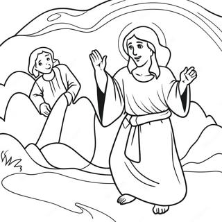 Temptation Of Jesus Coloring Page 55531-46190