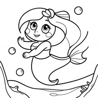 Ariel With Legs Coloring Pages