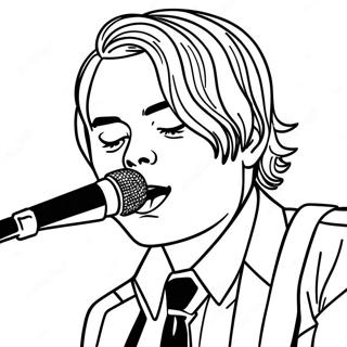 Gerard Way In Concert Coloring Page 55572-46224