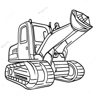 Backhoe Coloring Pages