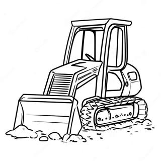 Backhoe Coloring Pages