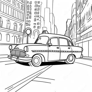 Taxi Coloring Page 55611-46251