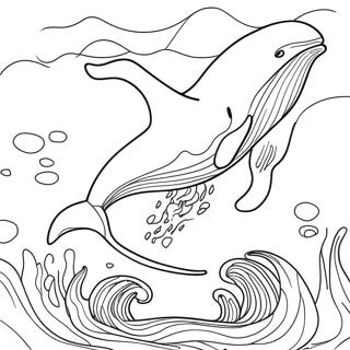 Humpback Whale Coloring Page 55631-46268