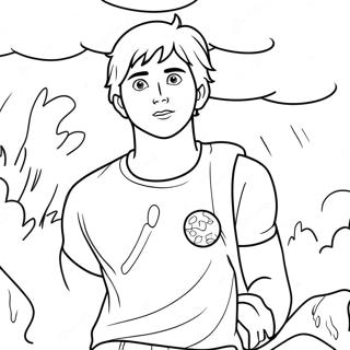 Percy Jackson Coloring Page 5563-4443