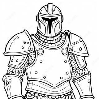 Shiny Metal Armor Coloring Page 55642-46277