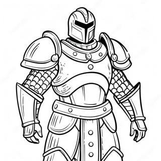 Shiny Metal Armor Coloring Page 55642-46278