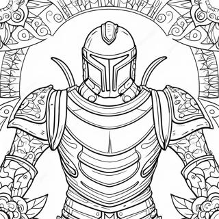 Shiny Metal Armor Coloring Page 55642-46279