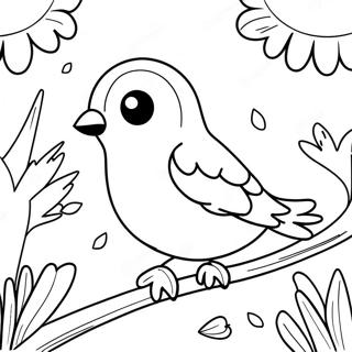 Spring Bird Coloring Page 55651-46284