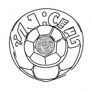 Soccer Logo Coloring Page 55661-46290