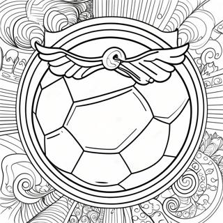 Soccer Logo Coloring Page 55661-46291