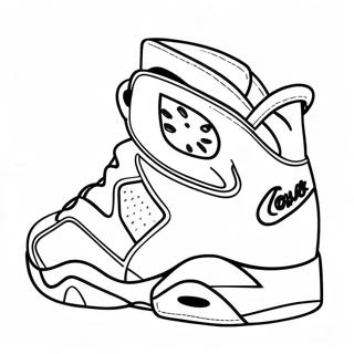 Jordan 6 Outline Coloring Page 55671-46302