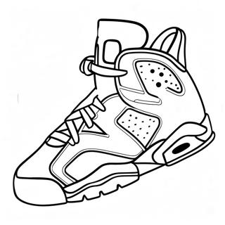 Jordan 6 Outline Coloring Page 55671-46303