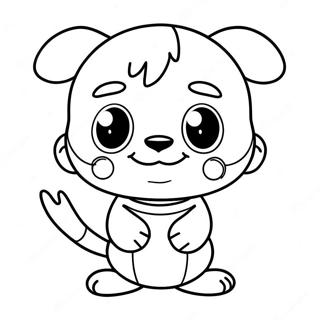 Cute Vosco Character Coloring Page 55702-46323