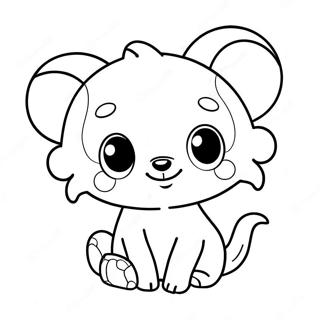 Cute Vosco Character Coloring Page 55702-46324