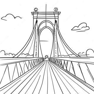 Suspension Bridge Coloring Page 55712-46330