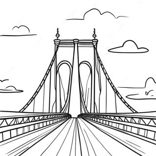 Suspension Bridge Coloring Page 55712-46331