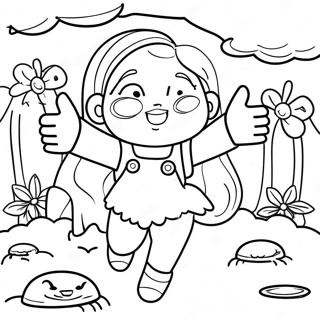 Wendy S Playful Adventure Coloring Page 55722-46342