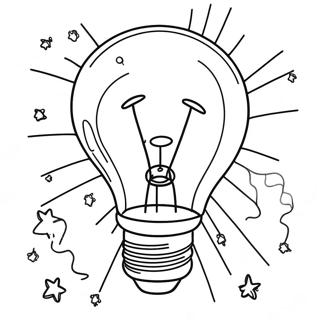 Christmas Light Bulb Coloring Page 5573-4451