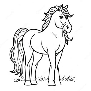 Draft Horse Coloring Page 55761-46370