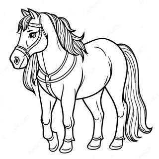 Draft Horse Coloring Page 55761-46372