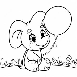 Ellie Coloring Pages