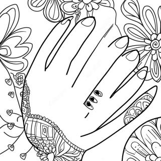 Blank Nail Template Coloring Page 55831-46428