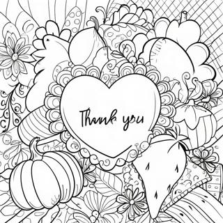 Thankful Words Coloring Page 55912-46489