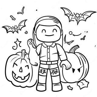 Roblox Halloween Coloring Pages