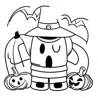 Roblox Halloween Coloring Page 55921-46503