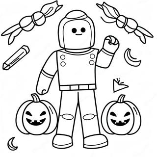 Roblox Halloween Coloring Page 55921-46504