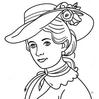 Jane Austen Coloring Page 55931-46506