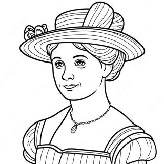 Jane Austen Coloring Page 55931-46507