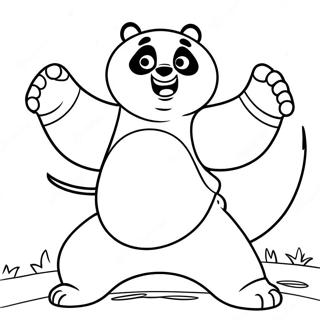 Kung Fu Panda Coloring Page 5593-4466