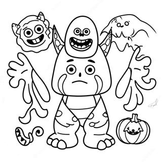 Monster Mash Coloring Pages