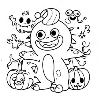 Monster Mash Coloring Page 55971-46542