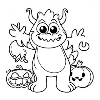 Monster Mash Coloring Page 55971-46543