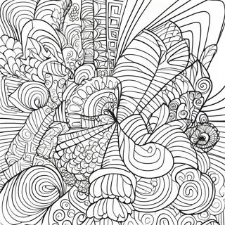 Op Art Coloring Pages