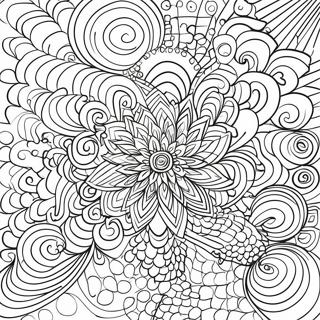 Op Art Geometric Patterns Coloring Page 56001-46567