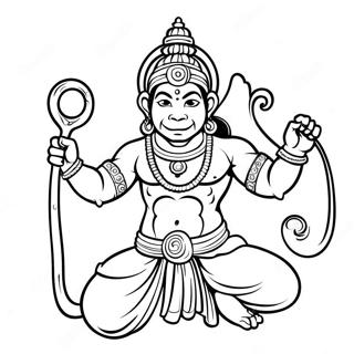 Hanuman Coloring Pages