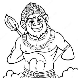 Hanuman Coloring Page 56011-46563