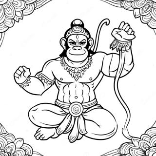 Hanuman Coloring Page 56011-46564