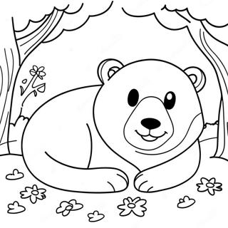 Hibernating Animals Coloring Page 5603-4474