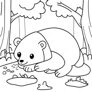 Hibernating Animals Coloring Page 5603-4476