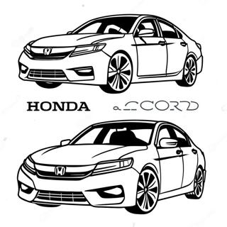 Honda Accord Coloring Page 56051-46599